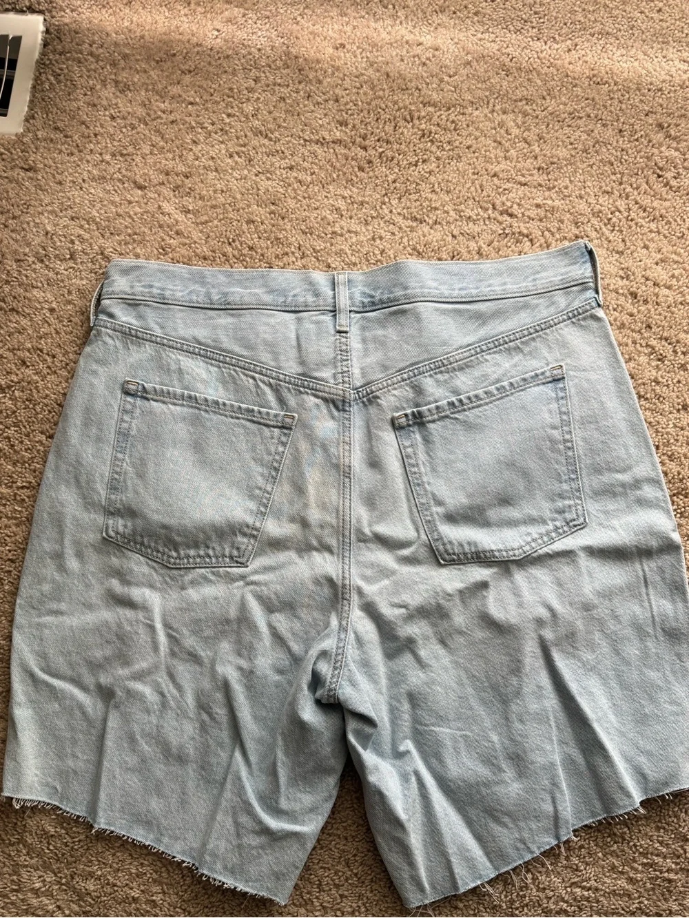Women’s Old Navy Mid-Rise Baggy Denim Shorts Size 14